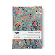 JMW Turner inspired marbled blue notebook